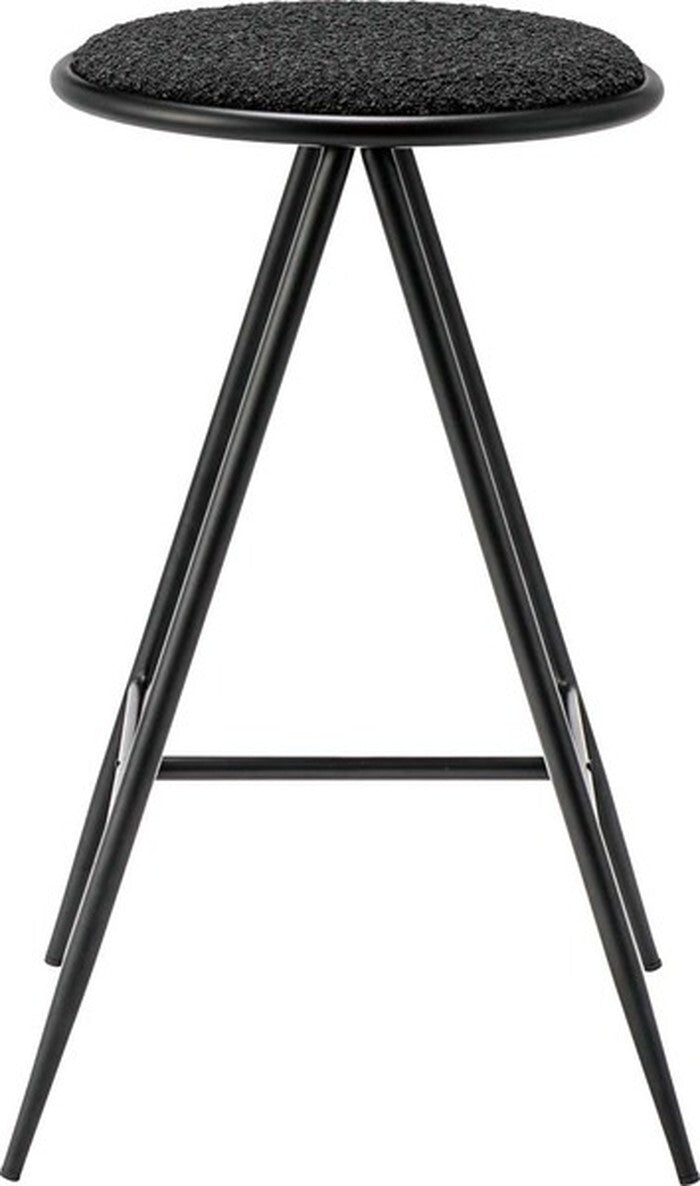  ハイスツール ブラック グレー W40×D40.5×H65  azu-tec-10の画像