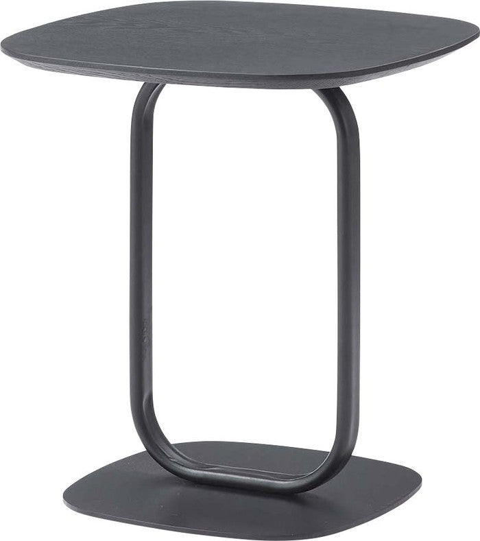 サイドテーブル ブラック ナチュラル W40×D40×H45  azu-tec-84の画像