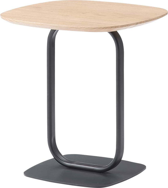 サイドテーブル ブラック ナチュラル W40×D40×H45  azu-tec-84の画像