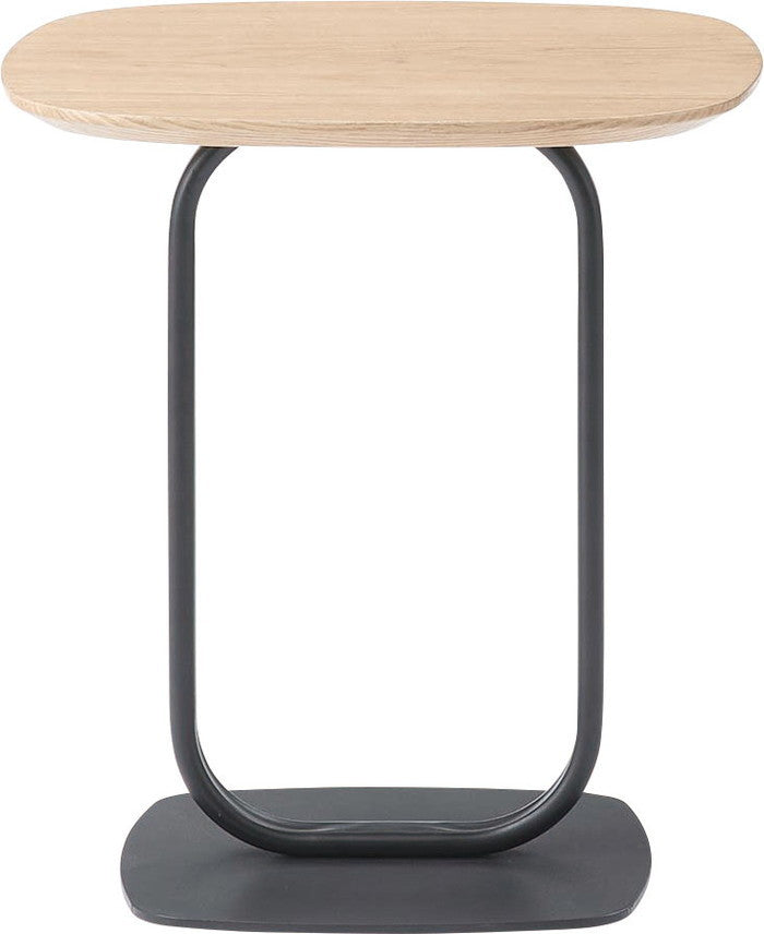 サイドテーブル ブラック ナチュラル W40×D40×H45  azu-tec-84の画像