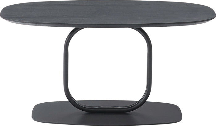 リビングテーブル ブラック ナチュラル W80×D60×H41.5  azu-tec-85の画像