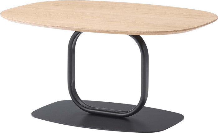 リビングテーブル ブラック ナチュラル W80×D60×H41.5  azu-tec-85の画像