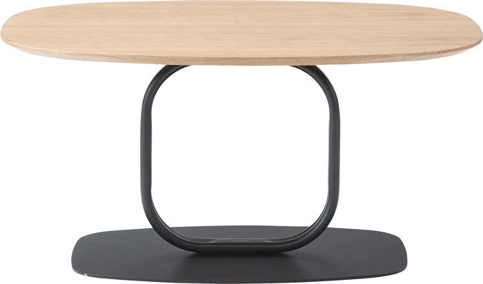 リビングテーブル ブラック ナチュラル W80×D60×H41.5  azu-tec-85の画像