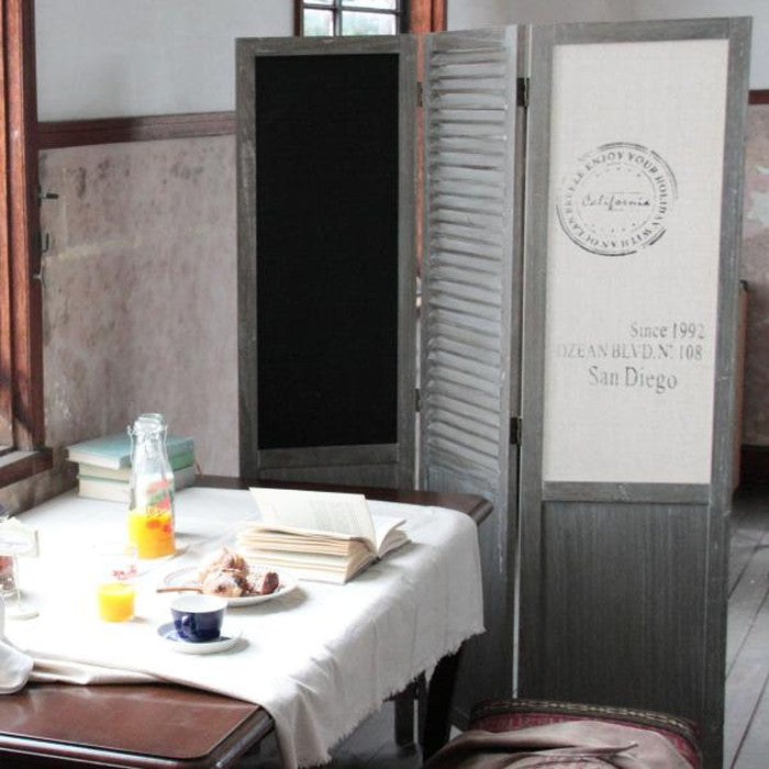 サンマルコス 黒板スクリーン グレー W40×3P×H160  azu-tss-654の画像