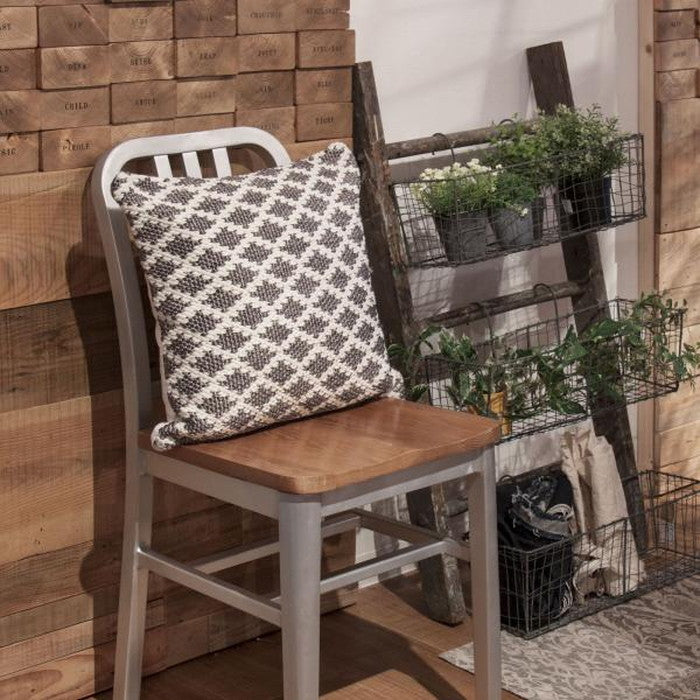 クッション ベージュ グレー アイボリー フレー レッド 約W45×D45×H16  azu-ttc-337の画像