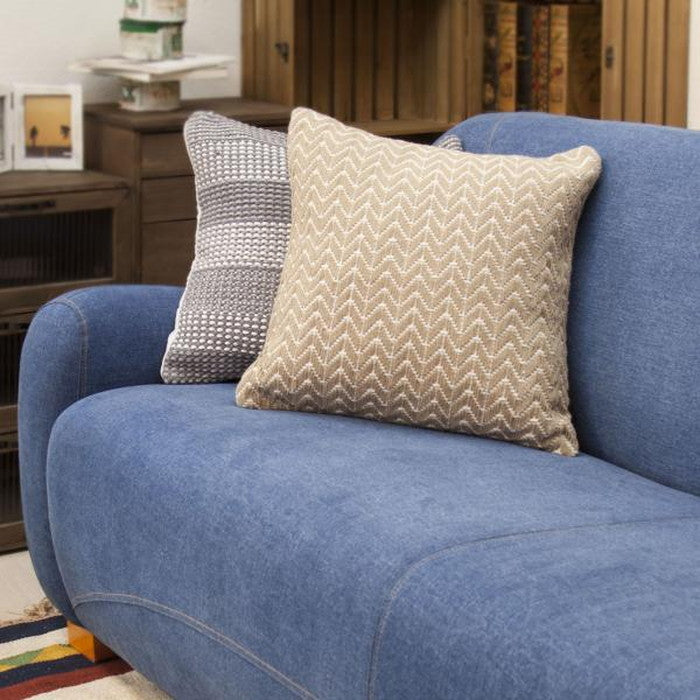 クッション ベージュ グレー アイボリー フレー レッド 約W45×D45×H16  azu-ttc-337の画像