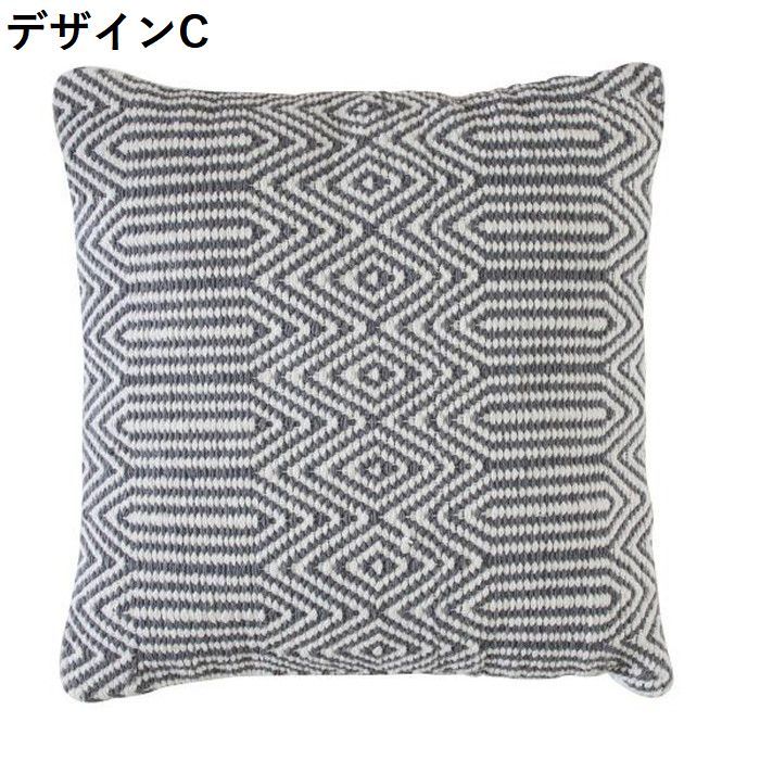 クッション ベージュ グレー アイボリー フレー レッド 約W45×D45×H16  azu-ttc-337の画像