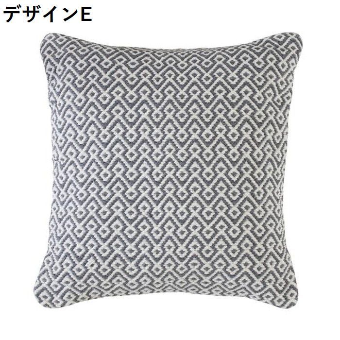 クッション ベージュ グレー アイボリー フレー レッド 約W45×D45×H16  azu-ttc-337の画像