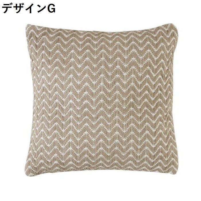 クッション ベージュ グレー アイボリー フレー レッド 約W45×D45×H16  azu-ttc-337の画像