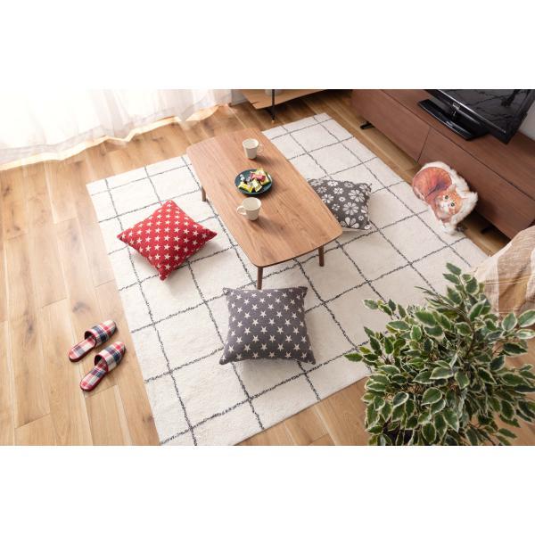 クッション グレー 約W45×D45×H16  azu-ttc-339の画像