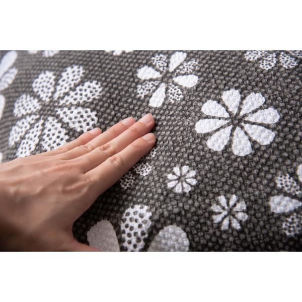 クッション グレー 約W45×D45×H16  azu-ttc-339の画像