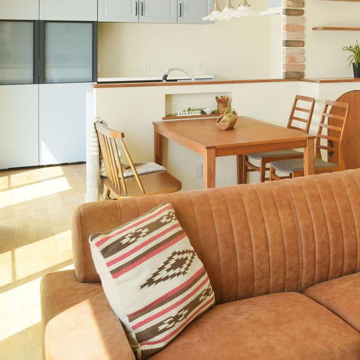 クッション ブルー レッド ベージュ グリーン 約W45×D45×H16  azu-ttc-340の画像