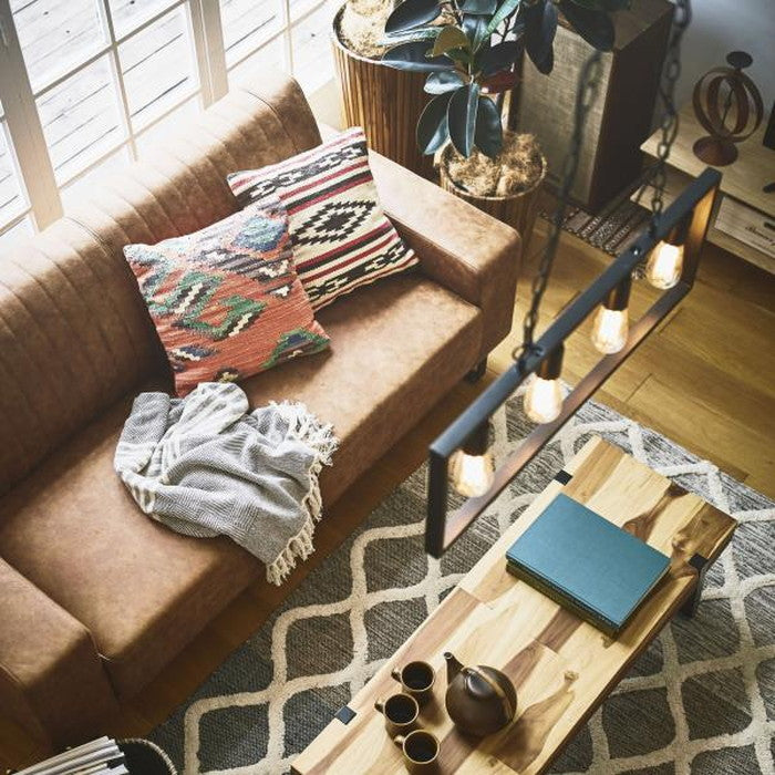 クッション ブルー レッド ベージュ グリーン 約W45×D45×H16  azu-ttc-340の画像