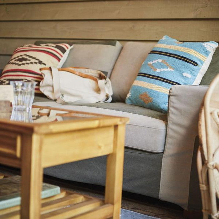 クッション ブルー レッド ベージュ グリーン 約W45×D45×H16  azu-ttc-340の画像