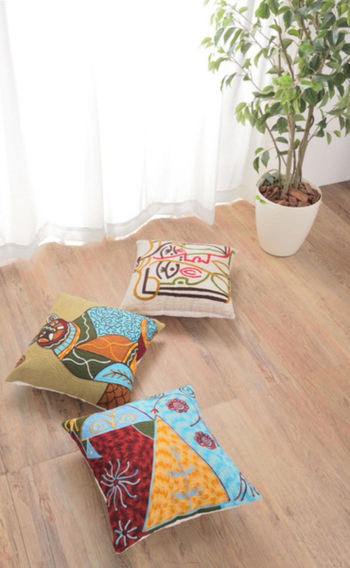 クッション 約W45×D45×H16  azu-ttc-346の画像