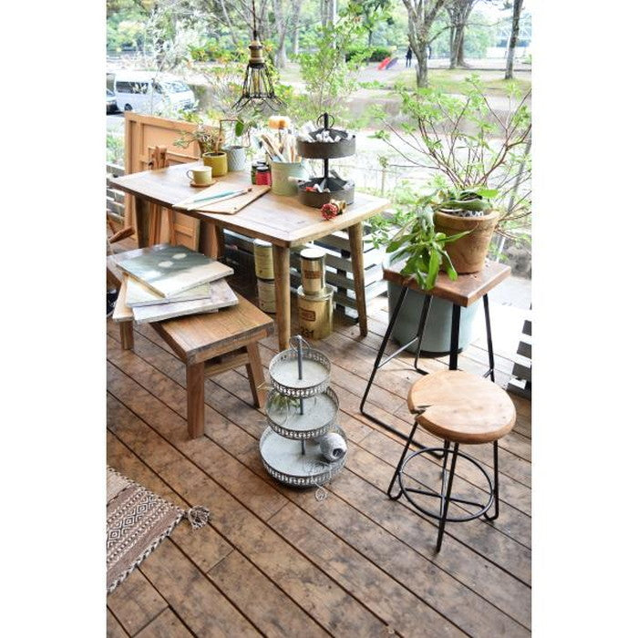 ハイスツール W42.5×D40.5×H65  azu-ttf-905cの画像