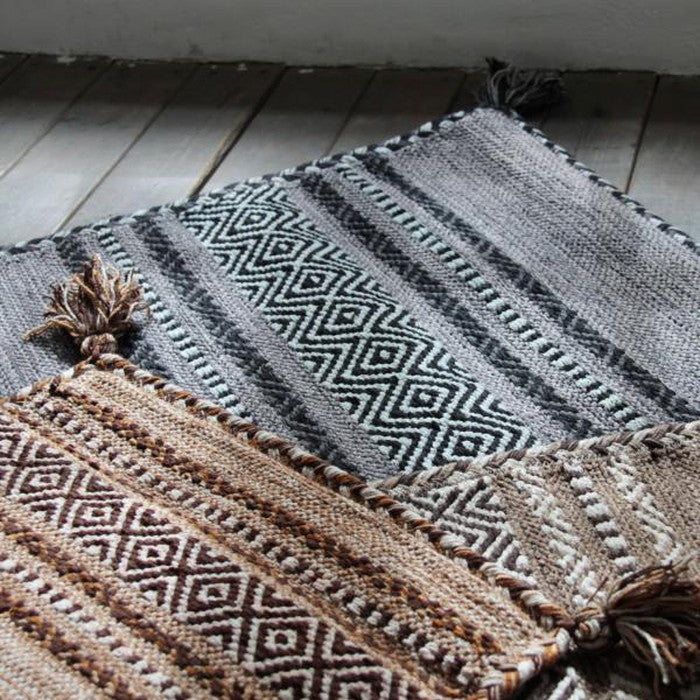 シャニール マット ベージュ グレー ネイビー 約W45×D75  azu-ttr-101の画像