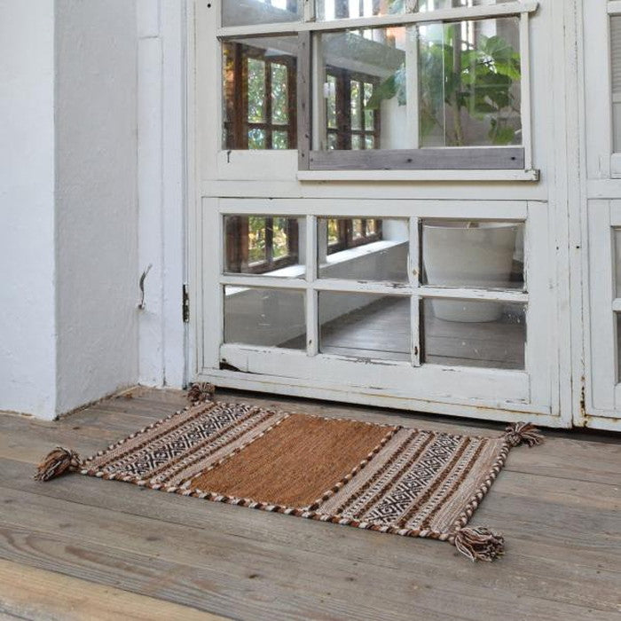 シャニール マット ベージュ グレー ネイビー 約W45×D75  azu-ttr-101の画像