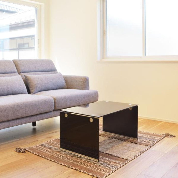 シャニール ラグ ベージュ グレー ネイビー 約W90×D130  azu-ttr-102の画像