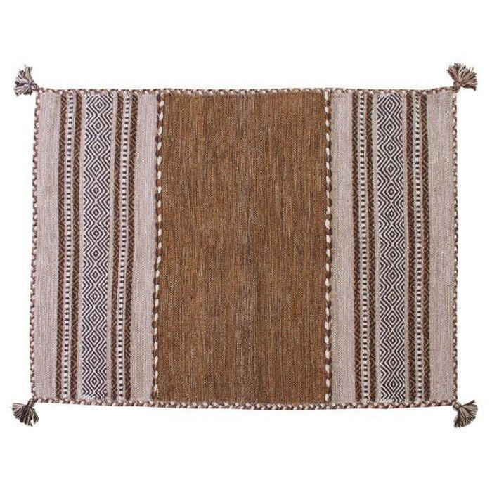 シャニール ラグ ベージュ グレー ネイビー 約W90×D130  azu-ttr-102の画像