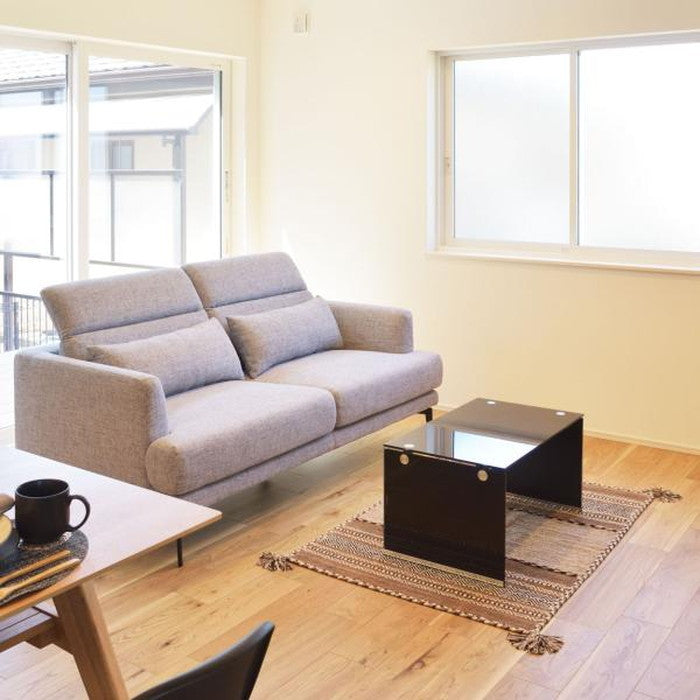 シャニール ラグ ベージュ グレー ネイビー 約W90×D130  azu-ttr-102の画像