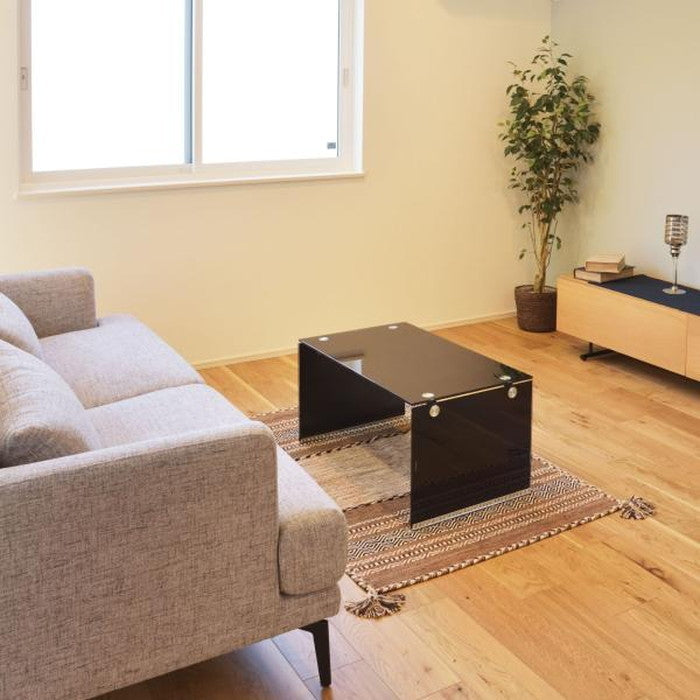 シャニール ラグ ベージュ グレー ネイビー 約W90×D130  azu-ttr-102の画像