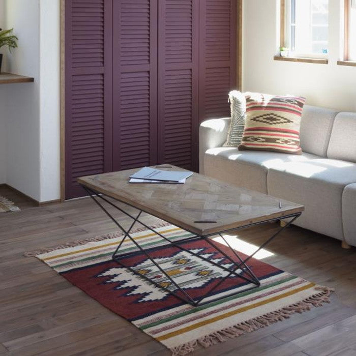 キリムラグ マット 約W90×D130  azu-ttr-105の画像