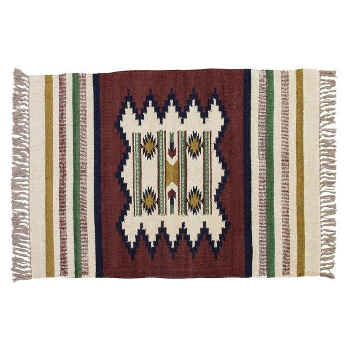 キリムラグ マット 約W90×D130  azu-ttr-105の画像