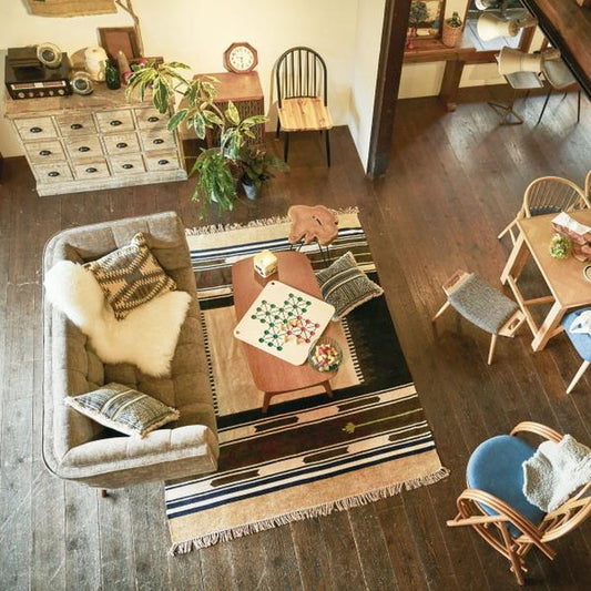 キリムラグ マット 約W170×D230  azu-ttr-107の画像