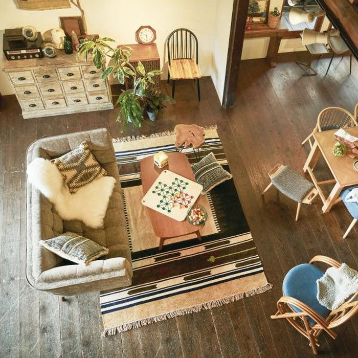 キリムラグ マット 約W170×D230  azu-ttr-107の画像