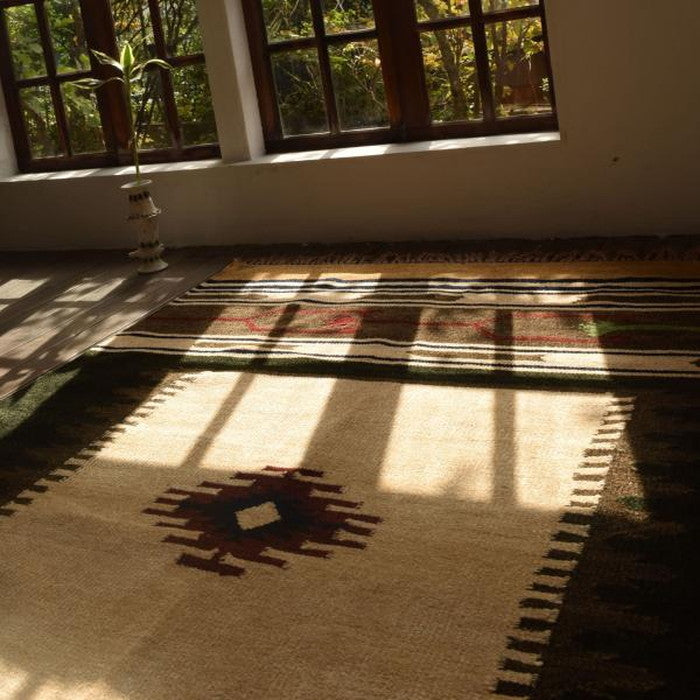 キリムラグ マット 約W170×D230  azu-ttr-107の画像