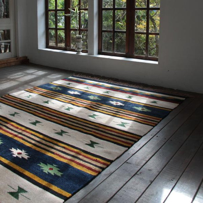 キリムラグ マット 約W170×D230  azu-ttr-107の画像