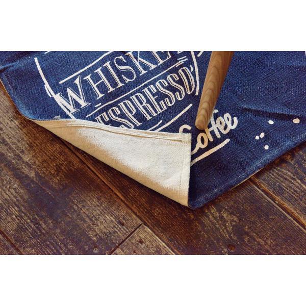 ラグ マット ブルー グリーン 約W130×D190  azu-ttr-155の画像