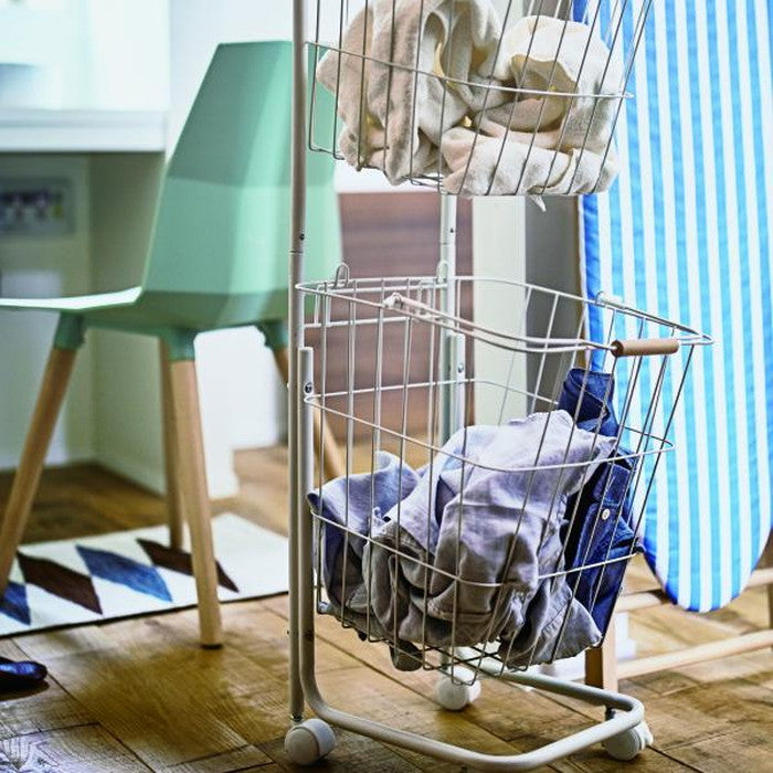 キッチンマット ブルー ブラウン 約W50×D120 キッチンマット キッチンラグ 50×120cm ラグマット マット コットン 洗える ウォッシャブル シンプル ナチュラル 北欧 ブルー ブラウン azu-ttr-179の画像