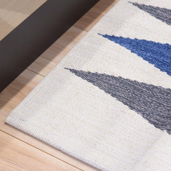 キッチンマット ブルー 約W50×D180  azu-ttr-180の画像