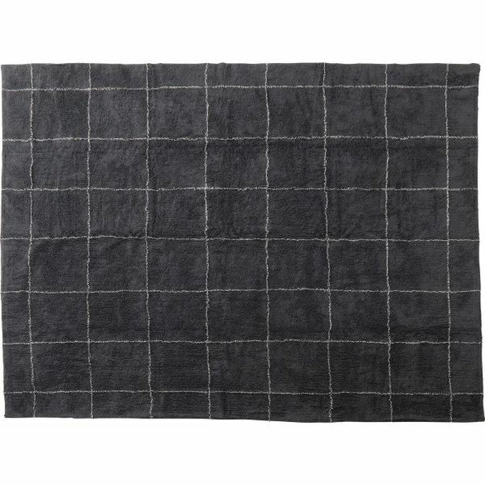 ラグ マット グレー アイボリー 約W170×D230 マット  azu-ttr-184の画像