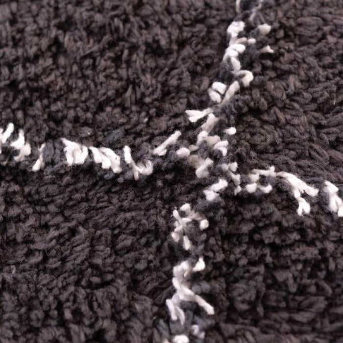 ラグ マット グレー アイボリー 約W170×D230 マット  azu-ttr-184の画像