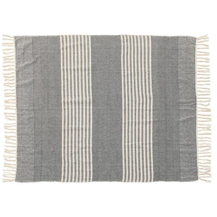 ブランケット グレー 約W130×D170  azu-ttz-519の画像