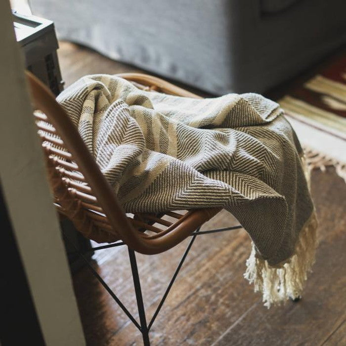 ブランケット グレー 約W130×D170  azu-ttz-519の画像