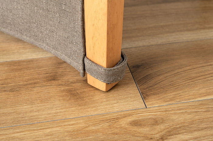 ダイニング チェア グレー W42×D53×H86×SH45.5  azu-vet-214の画像