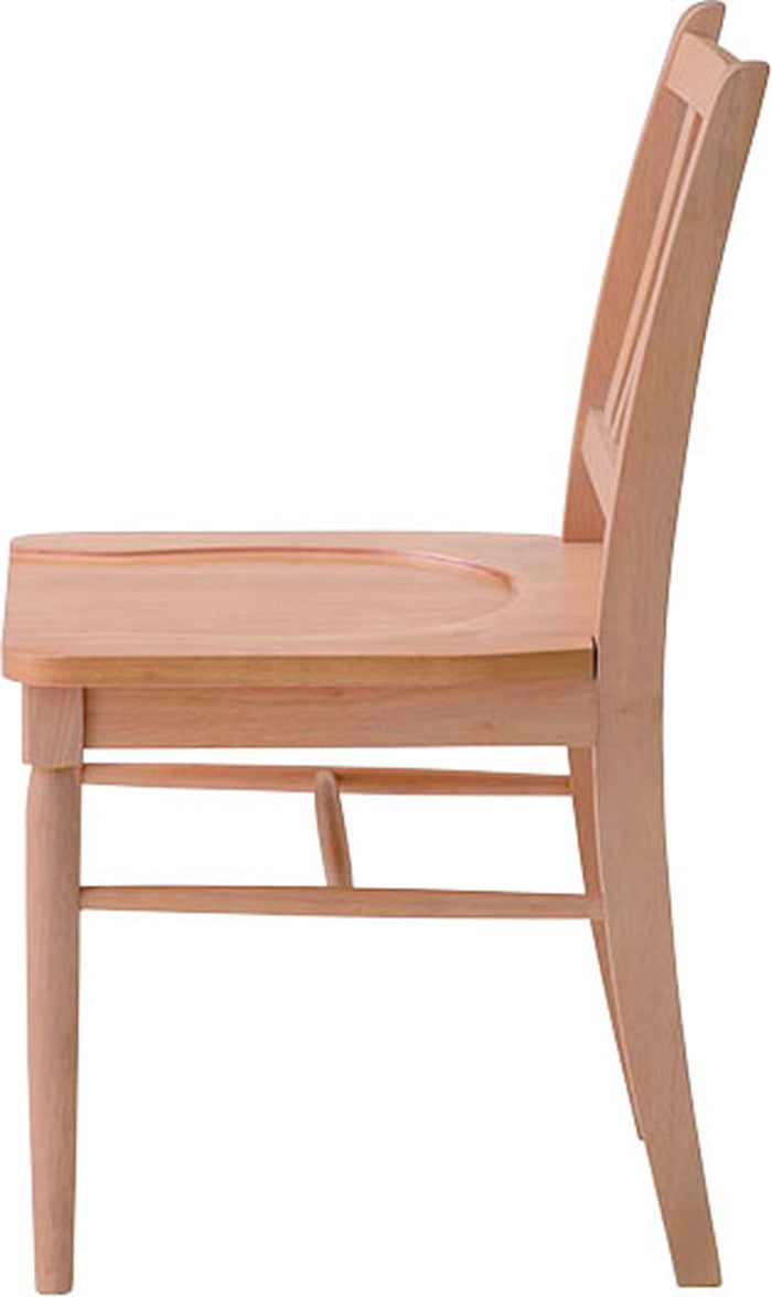 ダイニング チェア ナチュラル ホワイト W43×D49×H78.5×SH45  azu-vet-220の画像