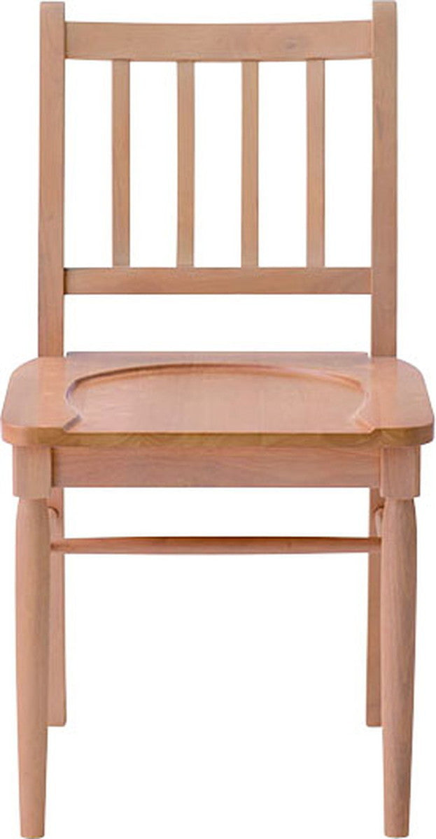 ダイニング チェア ナチュラル ホワイト W43×D49×H78.5×SH45  azu-vet-220の画像