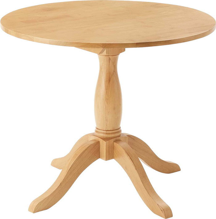 ダイニング テーブル ナチュラル W90×D90×H72  azu-vet-221の画像