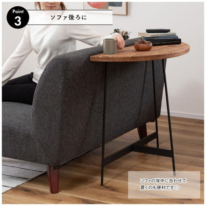 コンソール ブラウン W83×D35×H72  azu-we-892の画像