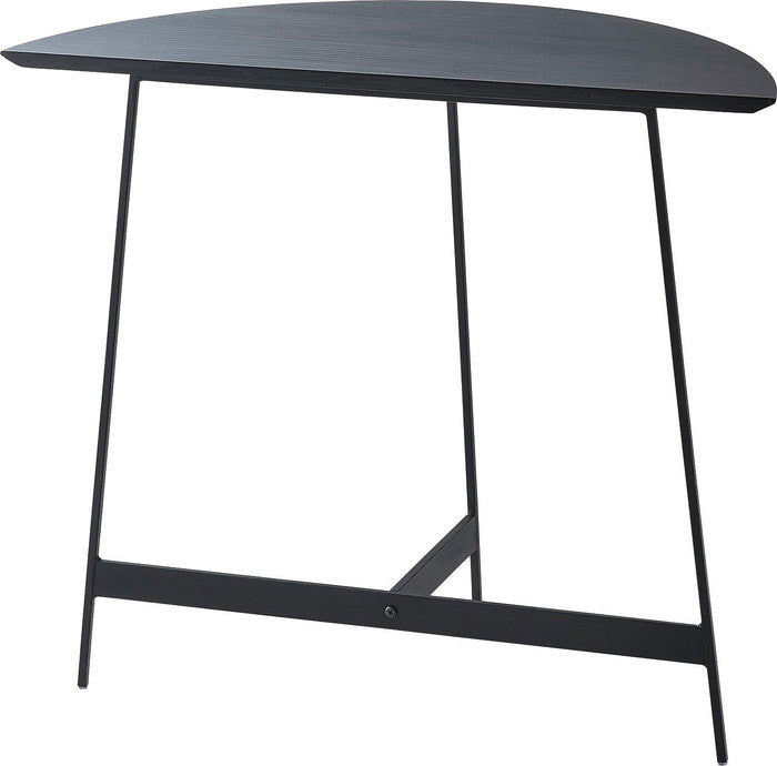 コンソール ブラック ブラウン ナチュラル W83×D35×H72  azu-we-893の画像