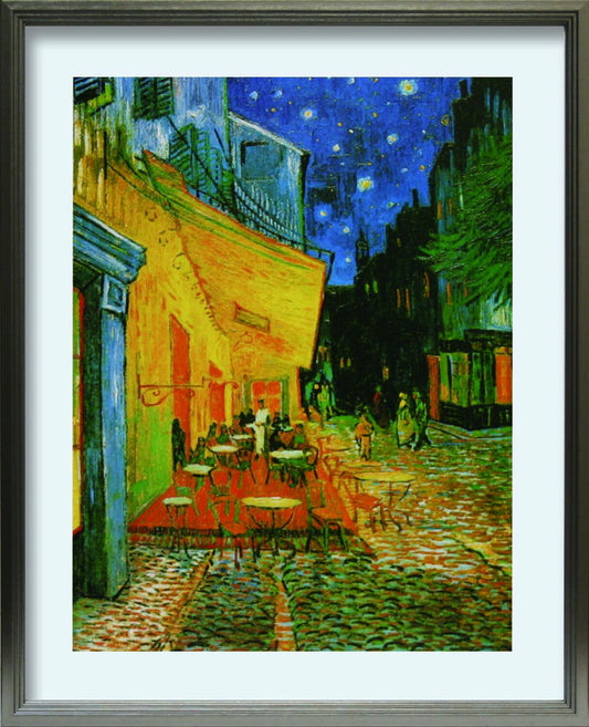 フィンセント ファン ゴッホ Vincent van Gogh Pavement Cafe at night L SV 430x530x25mm ZFA-62356 bic-10116695s1