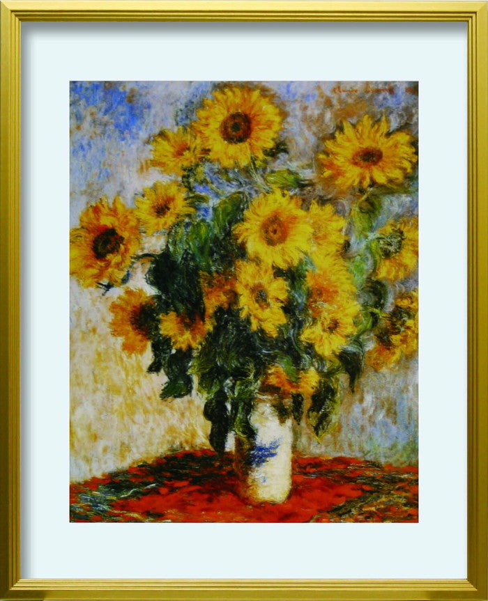 クロード モネ Claude Monet Tournesols L GD 430x530x25mm ZFA-62369 bic-10116708s1