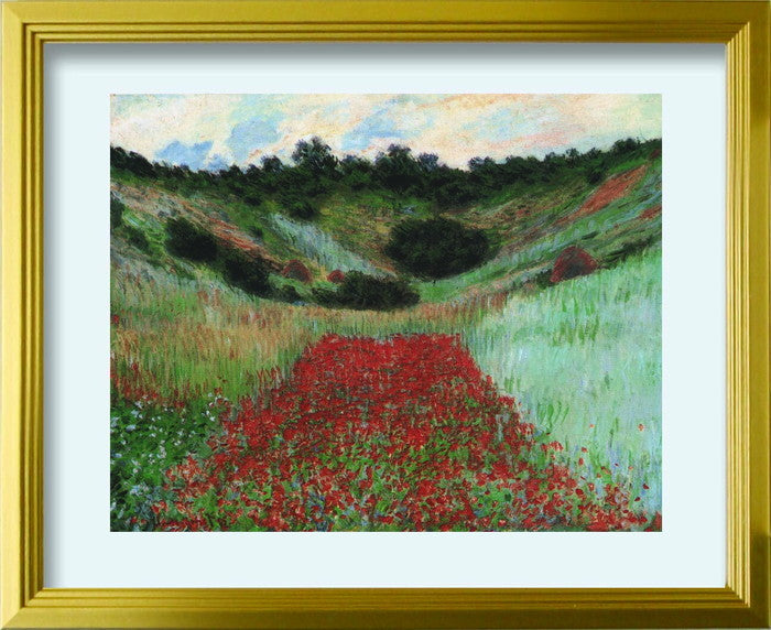 クロード モネ Claude Monet Field of poppies at Giverny S GD 330x270x25mm ZFA-62345 bic-10116897s1