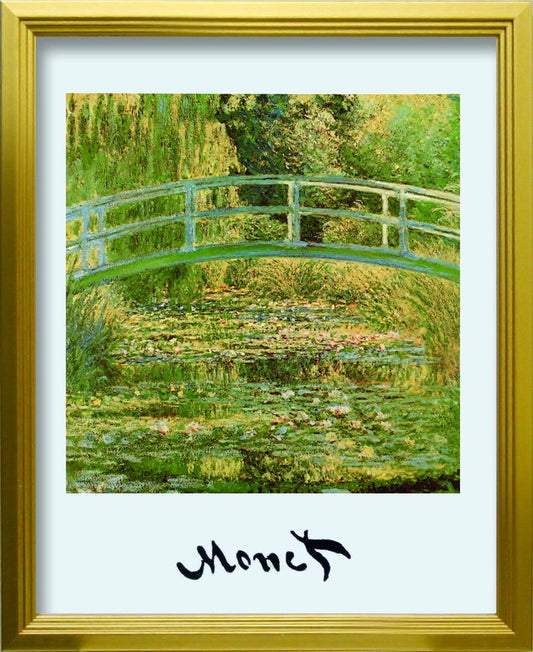 クロード モネ Claude Monet The water lily Pond S GD 270x330x25mm ZFA-62350 bic-10116902s1