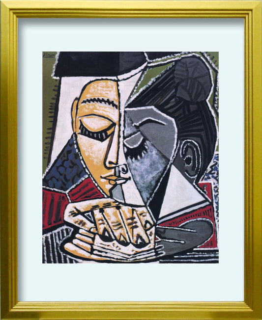 パブロピカソ Pablo Picasso Tete d'une femme lisant S GD 270x330x25mm ZFA-62354 bic-10116906s1